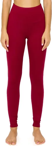 Vista 2 de Leggings Depot ActiveFlex - Leggings activos de cintura alta para mujer, cintura de 5 pulgadas, disponibles en tallas grandes Borgoña