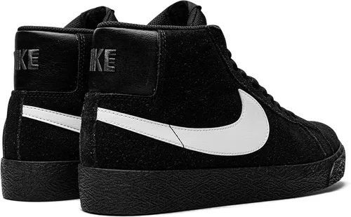 Vista 2 de Nike Mens Zoom Blazer Mid SB 864349 007 NegroBlanco - Talla 4.5, NegroNegroNegroBlanco