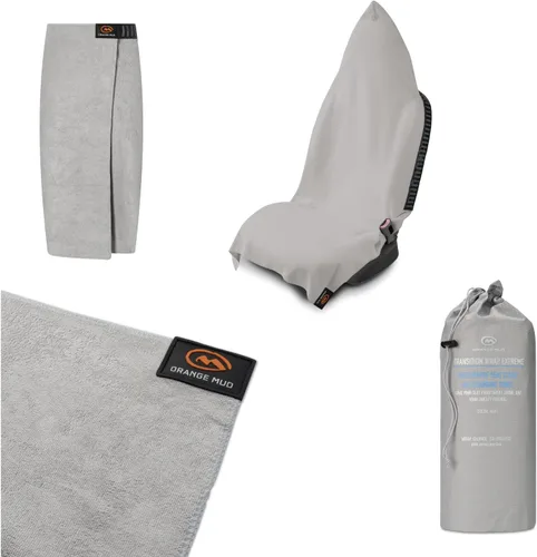 Vista 6 de Orange Mud Transition Wrap Extreme - Funda impermeable para asiento de automóvil y toalla cambiadora, a prueba de sudor, envoltura segura