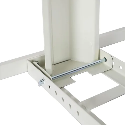 Vista 5 de Soporte de motocicleta de 1800 libras de capacidad, soporte ajustable resistente con 4 juegos de amarres