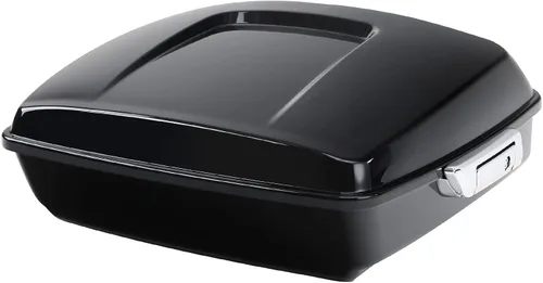 Vista 5 de TCT-MOTORPARTS Caja de cola de equipaje de viaje de motocicleta cortada de 10.7 pulgadas para Harley Touring 2014-2025 Road King Glide Street Glide
