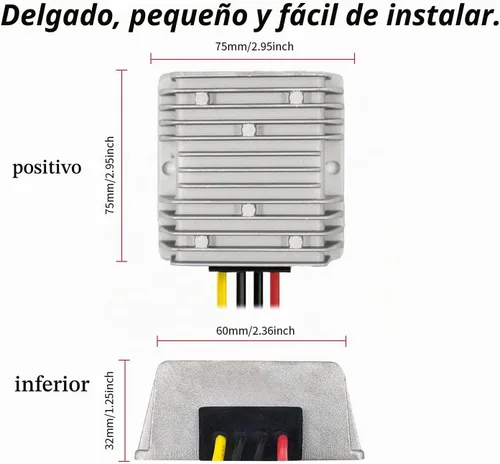 Vista 7 de Estabilizador de voltaje para automóvil, regulador de voltaje resistente de 12 V, 4 A, 48 W, protector de sobretensiones para batería de automóvil