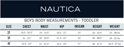 Vista 4 de Nautica Boys School Uniform Twill Khaki Pants, Flat Front & Elasticized Waistband, Zipper Closure With Faux Button