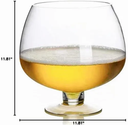 Vista 9 de GAOGAO Vasos de cristal de brandy súper grandes de 2000 ml a 12000 ml, para bebidas, sifón para bar, vino, sorpresa, drinkware (12000 ML)