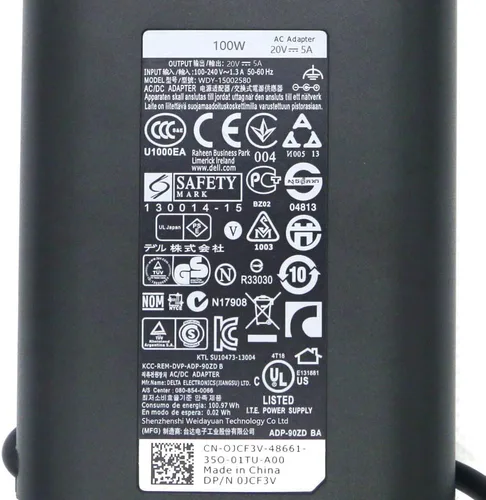 Vista 6 de Cargador adaptador de CA de 150 W 19.5 V 7.7 A para HP ZBook 15 G3 G4, ZBook Studio G3 G4, OMEN 15, OMEN x por Laptop ADP-150XB B Conector de fuente