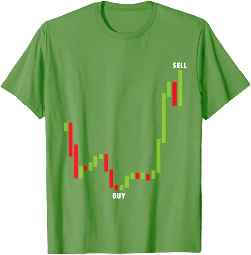 Vista 13 de Funny Day Trading Comprar Baja Venta Alta Stock Trading Camiseta Negro
