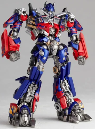 Vista 2 de Revoltech Transformers 3 Dark the Moon SciFi Super Poseable Figura de acción Optimus Prime