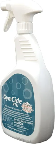 Vista 9 de GymCide desinfectante y limpiador para deportes, gimnasios y equipos de fitness, registrado por la EPA, cuarto de galón (1)