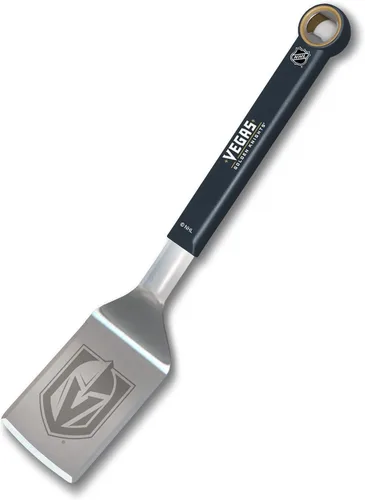 Vista 9 de YouTheFan NHL - Espátula para barbacoa de acero inoxidable con abrebotellas