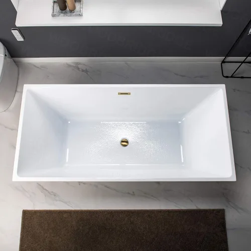 Vista 10 de WOODBRIDGE BTA1512-BG-Drain &O + PILLOW BAÑERA, con secador dorado cepillado