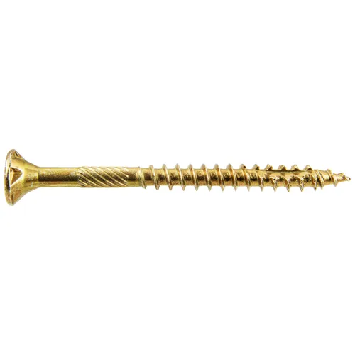 Vista 105 de 8 x 1 revestimiento exterior recubierto de bronce, tornillo de madera multiusos compatible con ACQ, cabeza plana Torx/Star Drive de 1 libra, 288