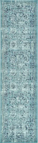 Vista 15 de Unique Loom Medici Collection - Alfombra tradicional vintage botánica azul (2' 2 x 3' 0)