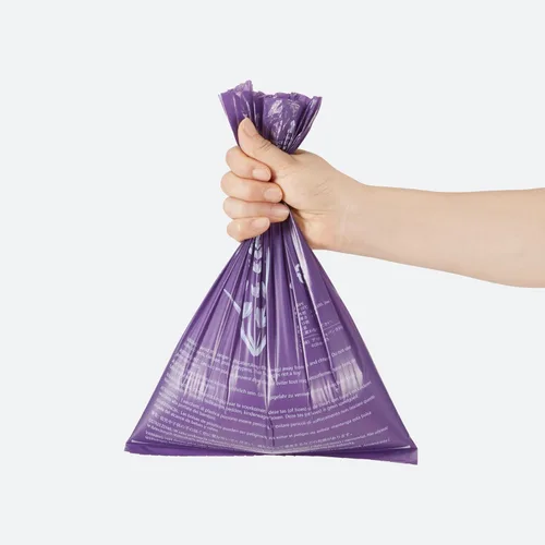 Vista 4 de Amazon Basics Bolsas de basura estándar con aroma a lavanda de primera calidad, 300 unidades (15 paquetes de 20)