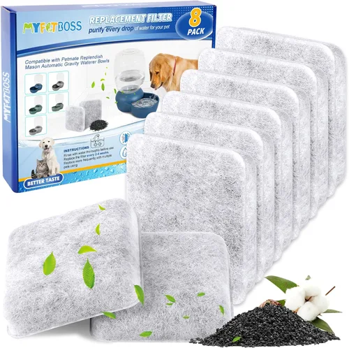 Vista 13 de Filtro de agua de repuesto para perros, filtro de agua para perros, filtro de agua para mascotas compatible con cuencos de agua automática por