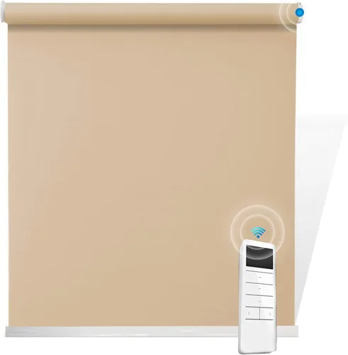 Vista 9 de Persianas blackout enrollables personalizadas simples y elegantes, para ventanas, puertas, puertas francesas, ahorro de energía, protección UV