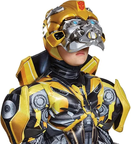 Vista 4 de Disfraz de Bumblebee Prestige de Transformers 5 para niños Amarillo