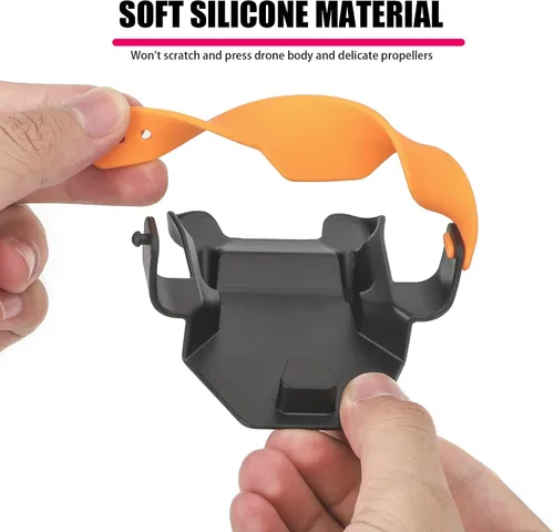 Vista 5 de Mavic Mini4 Pro Soporte de hélice para DJI Mini 4 Pro Cámara Drone Accesorios, Hélices de silicona Protector Protector Estabilizador Cubierta