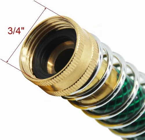 Vista 2 de Lifynste Adaptador de extensión de manguera de jardín, protector de torceduras de manguera con resorte helicoidal, paquete de 2