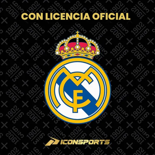 Vista 6 de Icon Sports Balón de fútbol oficial del Real Madrid CF - RM90BL blanco, talla 5