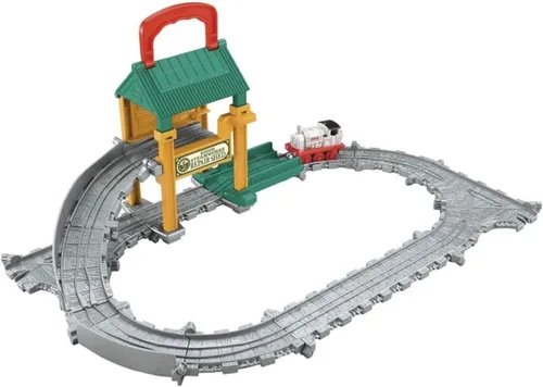 Vista 3 de Thomas The Train: Cobertizo de reparación Take-n-Play Sodor Steamworks