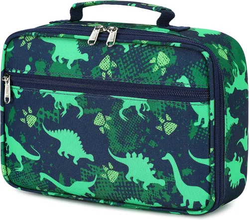 Vista 9 de abshoo Bolsa de almuerzo con aislamiento térmico para niñas, bolsa de almuerzo reutilizable, kit de bolsa de comida para niñas escolares (mariposa)