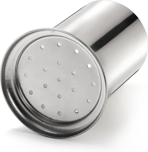 Vista 3 de ZEAYEA Paquete de 6 soportes para pajitas de acero inoxidable, dispensador de paja para encimera, contenedor organizador de pajitas para tiendas