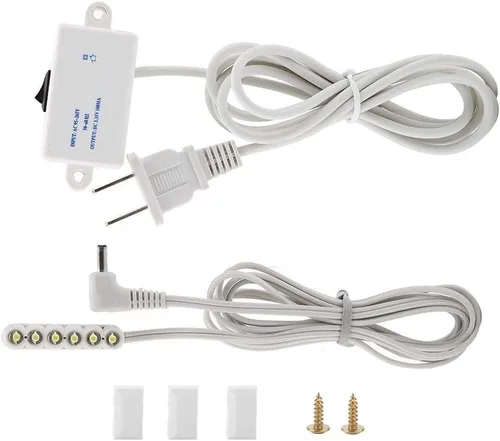 Vista 7 de Luz para máquina de coser, luz LED de costura blanca de 0.3 W, luz LED de costura de imán fuerte, luz de costura de aluminio para máquinas de coser
