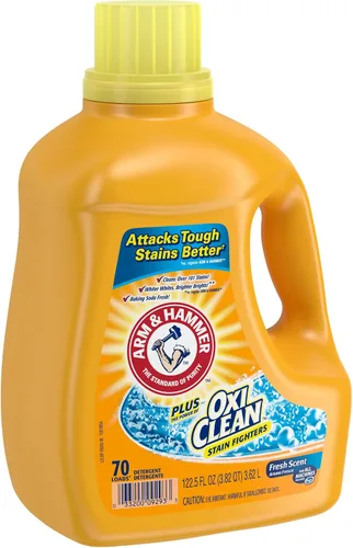 Vista 11 de Arm & Hammer Detergente líquido para ropa Plus OxiClean, aroma fresco, 70 cargas
