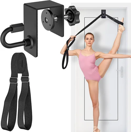 Vista 10 de Kipika Anclaje de puerta para bandas de resistencia, accesorio de anclaje de puerta resistente, anclajes de puerta para montaje de bandas