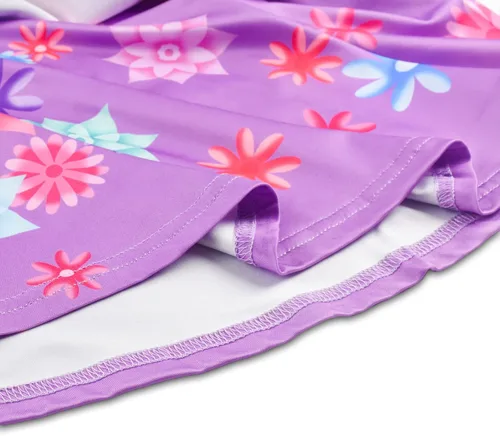 Vista 5 de Yarde Isabella Mirabel - Vestido de Halloween para niña con bolsa, tocado de princesa