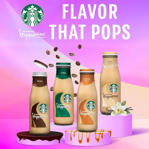 Vista 7 de Starbucks Frappuccino - Bebida de café, caramelo, 9.5 onzas (paquete de 4)