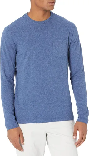 Vista 19 de Amazon Essentials - Camisa de manga larga con corte entallado para hombre, estilos con bolsillo y sin bolsillo Negro
