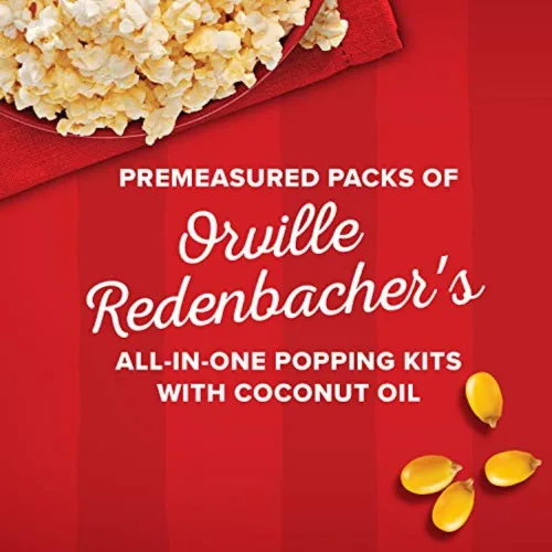Vista 3 de Orville Redenbacher - Kit de palomitas de maíz todo en uno, 8 onzas (paquete de 36)