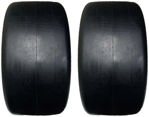 Vista 4 de Wright 72460033 - Juego de 2 ruedas planas de goma maciza de 13 x 6.5-6