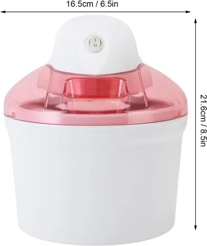 Vista 7 de CHICIRIS 1 Quart Automatic Ice Cream Maker, Freezable Bowl Easy Operation with Recipes for Homemade Ice Cream Yogurt Sorbet, Kitchen Appliance