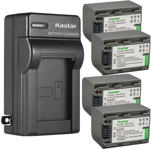 Vista 7 de Kastar Cargador de batería de pared de CA NP-FP70 / FP71 para Sony DCR-HC94, DCR-HC96, DCR-SR30, DCR-SR40, DCR-SR50, DCR-SR60, DCR-SR70, DCR-SR80