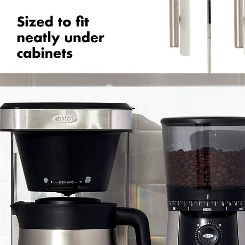 Vista 6 de OXO Cafetera de 8 tazas, taza térmica de acero inoxidable de 16 onzas con tapa SimplyClean