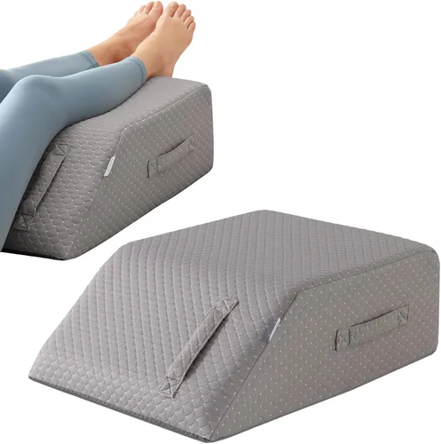 Vista 8 de Almohada de pierna con elevación de circulación sanguínea, cuña de pierna para elevación para hinchazón, almohada de elevación de piernas
