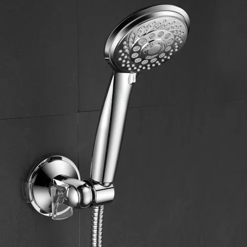Vista 6 de HotelSpa - Soporte de pared de ducha de mano universal ajustable en ángulo para un fácil alcance/ángulo perfecto para cualquier ducha. Bloqueo
