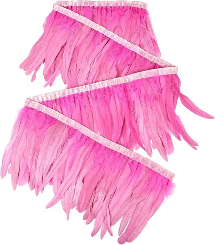 Vista 28 de THARAHT 50 Plumas de Cola de Gallo Naturales de 12-14 Pulgadas (30-35 cm) a Granel para Manualidades, Atadura de Moscas, Boda, Plumas para Fiestas