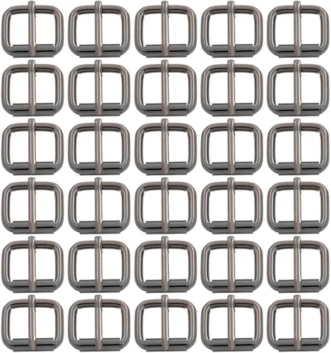 Vista 12 de BIKICOCO Hebilla de rodillo, 3/4 pulgadas de talón Rolling Bar Hebillas para bolsos Correas de correas de cuero