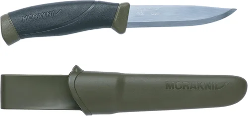 Vista 2 de Morakniv Companion Cuchillo de hoja fija de acero al carbono con funda