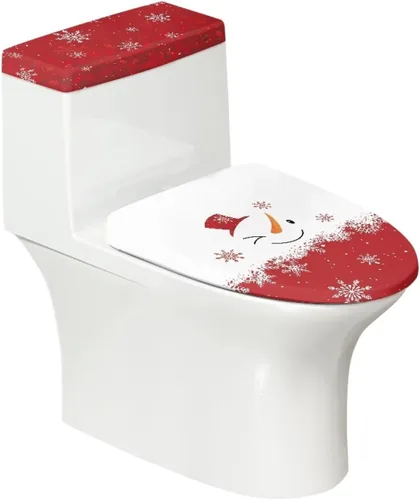 Vista 34 de Funda de asiento de inodoro de mármol blanco dorado para baño, cubierta de tapa de tanque de inodoro suave, 2 piezas, fundas de inodoro con tela