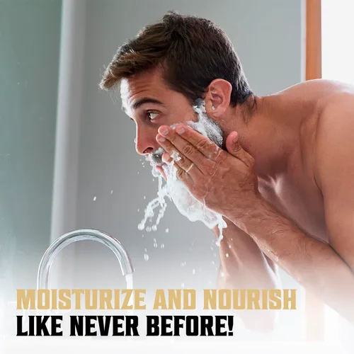 Vista 4 de Viking Revolution Acondicionador de barba de vainilla especiada para hombres con aceite de argán y aceite de jojoba, suavizante y fortalecedor