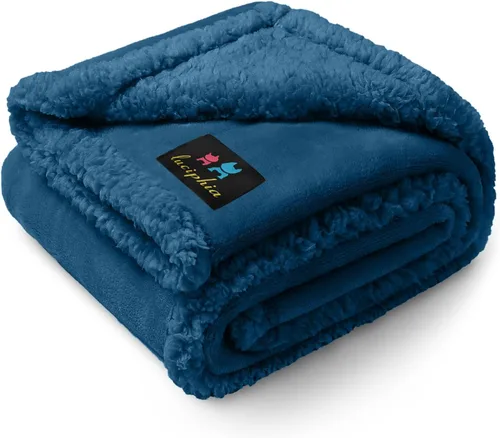 Vista 19 de Cobija impermeable para mascotas, a prueba de líquidos y orina, para sofá, cama, sillón, reversible, vellón, forro polar, protector de muebles Negro