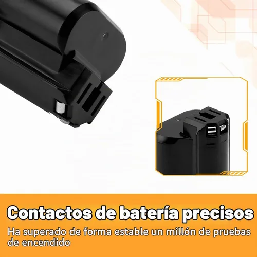Vista 5 de Shentec 3.0Ah 12V Kit de batería compatible con Dremel 8200 8220 8300