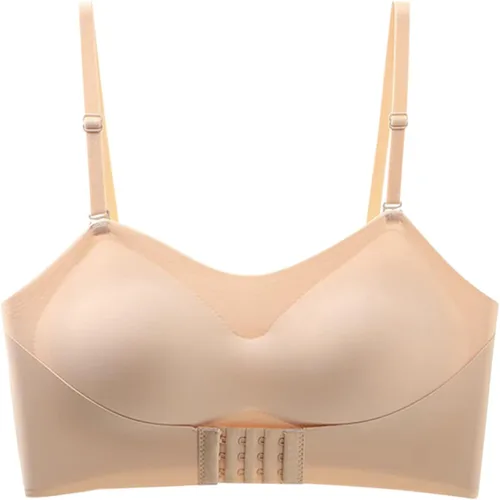Vista 9 de Sujetador adhesivo para mujer, con hebilla frontal, sin tirantes, brasier sin costuras