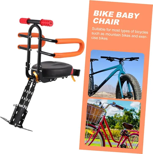 Vista 9 de KICHOUSE Asiento de bicicleta de sillín para niños y niñas, asiento de bicicleta cómodo, seguro, fácil de instalar, crece