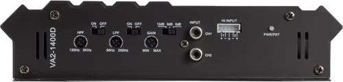 Vista 3 de Power Acoustik VA2-1400D Serie Vertigo 1,400 vatios máx. 2 canales Clase D Amp