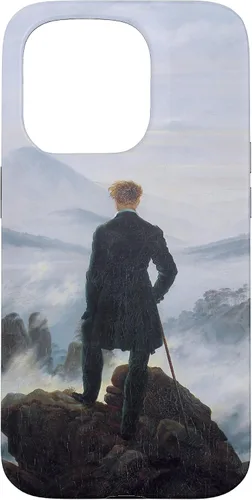 Vista 14 de The Wanderer Above The Sea of Fog - Caspar David Friedrich Case for iPhone 17